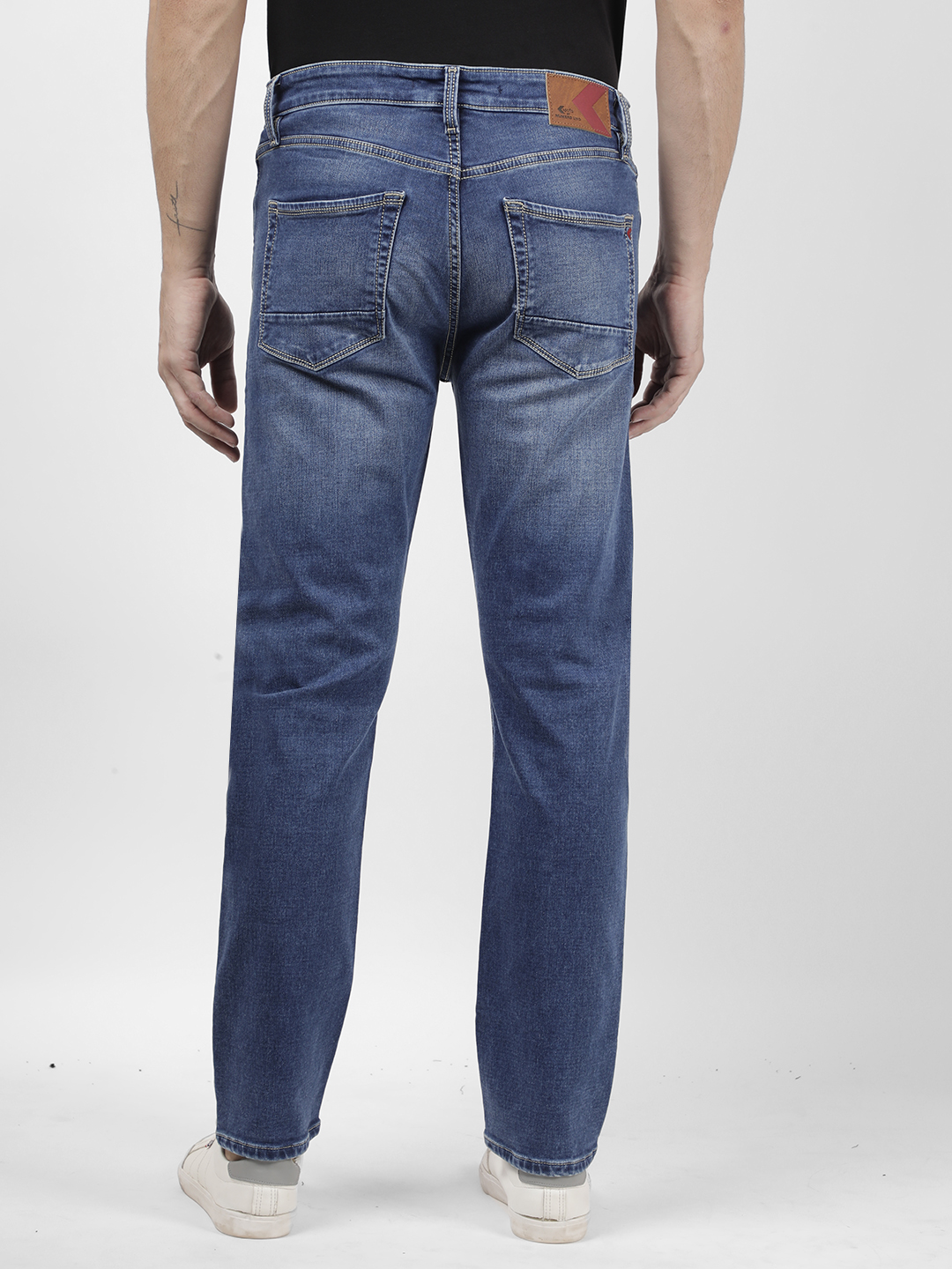Numero Uno Men Solid Blue Jeans